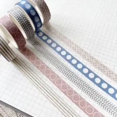 512062 マステ セット #2 コラージュ素材 紙モノ 手帳 シール