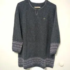 美品☆Lacoste ダークグレー ワンピース