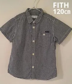 クゥオティユースフィス　半袖シャツ　チェック　120㎝