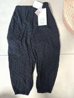 新品タグ付きSEASON REASON レースカーゴパンツ ブラック 120cm