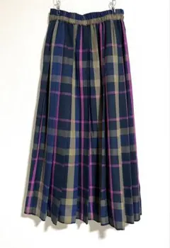 アーバンリサーチサニーレーベル　チェックプリーツイージースカート