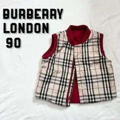 キッズ　子供服　ダウンベスト　バーバリー　BURBERRY ノバチェック
