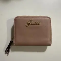 GUESS 二つ折り財布 ラウンドファスナー ブラウンのサムネイル