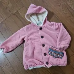 KICCOLY フード付きピンクアウター 90サイズ