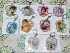 第五人格×E-DINER Flower party アクリルキーホルダーセット