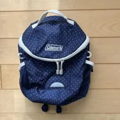Coleman ネイビー・ドットリュック