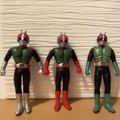 仮面ライダー1号・2号 ソフビ3セット