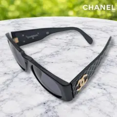 CHANEL マトラッセ ココマーク サングラス 01450 94305 シャネル サングラス マトラッセ 01450 94305 黒 ココマーク - メルカリ