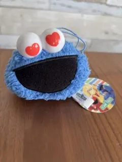 セサミストリート　フェイスマスコット第二弾　クッキーモンスター