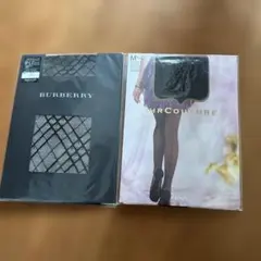BURBERRY グロスチェック ストッキング M-L