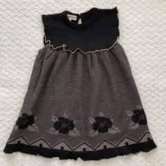 joyful party ノースリーブ　ニット　ワンピース