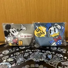 ミッキー＆ドナルド デイリーポーチ 2個セット