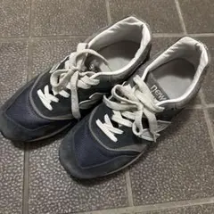 new balance 997 usaスニーカー グレー ネイビー　レアUSA
