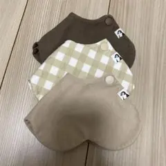 限定セール！現品限り！コニー　スタイ　ブラウン　ベージュ　チェック　3枚オシャレ