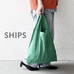 SHIPS any エコバッグ グリーンのサムネイル