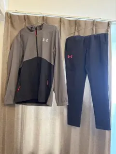 Under Armourジャージジャケットグレーブラックアンダーアーマー