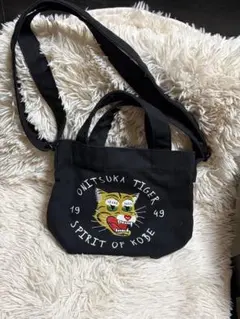 【美品】オニツカタイガー トートバッグ ショルダーバッグ　スモール