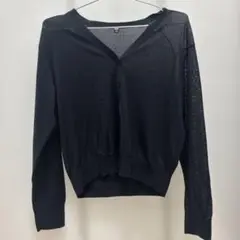 UNIQLO ブラック 長袖カーディガン XL