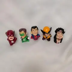 DC　MARVEL　香港ビンテージフィギュア　5個セット