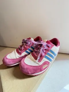 【adidas】 スニーカー ☆20センチ☆ピンク ☆キッズ