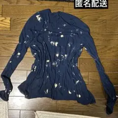 RNA-N 涼しげブルー×ホワイト 薄手カーディガン Mサイズ