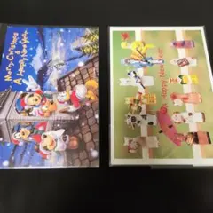 ディズニークリスマス・干支新年ポストカードセット