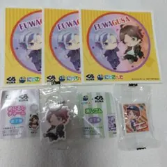 にじさんじ×くら寿司 (不破湊×三枝明那) めじるしチャーム・消しゴム・シール