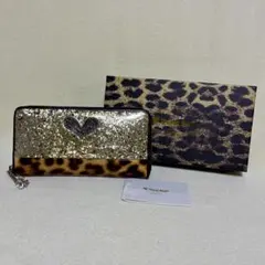 Think Bee! レオパード柄長財布