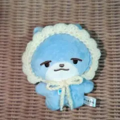 【白】にじたうん ぬい服 ボンネット さんかくみみ 社築