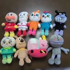 アンパンマン ぬいぐるみ　9点セット