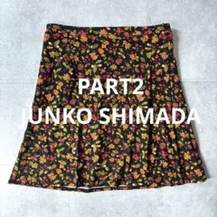 ジュンコシマダ part2 フレアスカート 膝丈 フルーツ柄 3L 大きいサイズのサムネイル