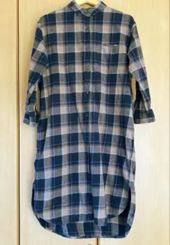 studio CLIP 【秋冬にぴったり】チェック柄 シャツワンピース