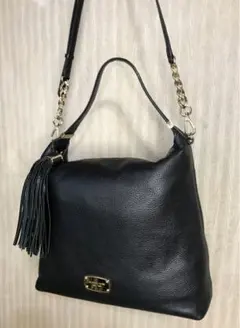 マイケルコース　チェーン　ショルダーバッグ　2WAY　タッセル　ゴールド金具