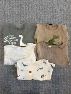 【美品】キッズ長袖カットソー 5枚セット まとめ売り