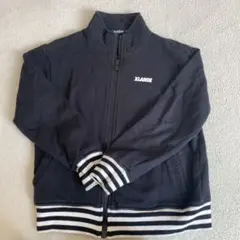 x-large kids ジャケット ブラック バックプリント 130センチ