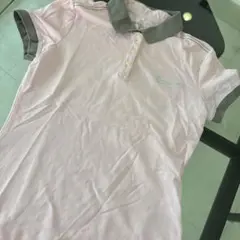Nike Golf Dri-FIT ポロシャツ ピンク/グレー