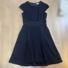 美品】TOCCA（トッカ）ルミナスワンピース ネイビー0サイズ | Mercari