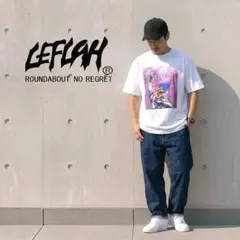 LEFLAH｜グラフィックTシャツXLブルーWANIMAレフラーのサムネイル