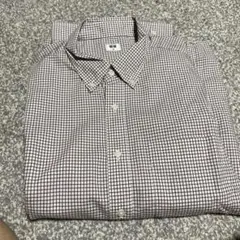 UNIQLO チェック柄 ボタンダウンシャツ Mサイズ