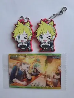 プロセカ 鏡音レン ラバーストラップ ウエハースカード