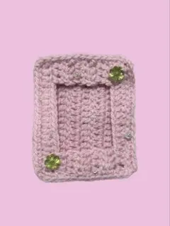 ハンドメイド 編み物 トレカケース