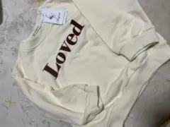 【新品タグ付未使用品】Angou Loved トレーナー クリーム色　100cm