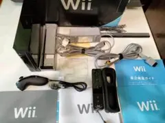 Nintendo Wii 本体 ブラック 付属品あり【中古美品】（8-2098）