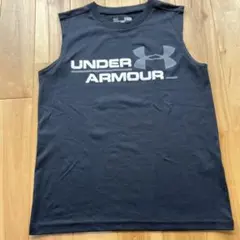 UNDER ARMOUR ノースリーブ ブラック YLG 130