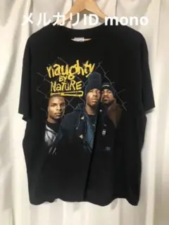 90s naughty by nature Tシャツ ノーティーバイネイチャー 90's Naughty By Nature USA製 ヒップホップTシャツ XL 90年代