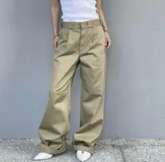 ok.soon × dickies ワイドチノ オクスン ベージュ M - メルカリ