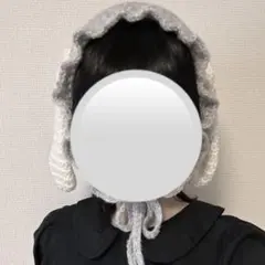 うさ耳ニット帽 うさぎ耳 ボンネット 原宿系 耳付き帽子 newjeans