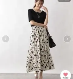 さらさらリラックスワイドフレアパンツ　新品タグ付き　M グローバルワーク