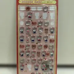 【正規品】ボンボンドロップシールミニ　キティレッド〈お裾分け〉