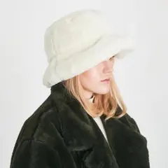 【新品未使用】SMITH ARMOR ファーバケットハット / ホワイト